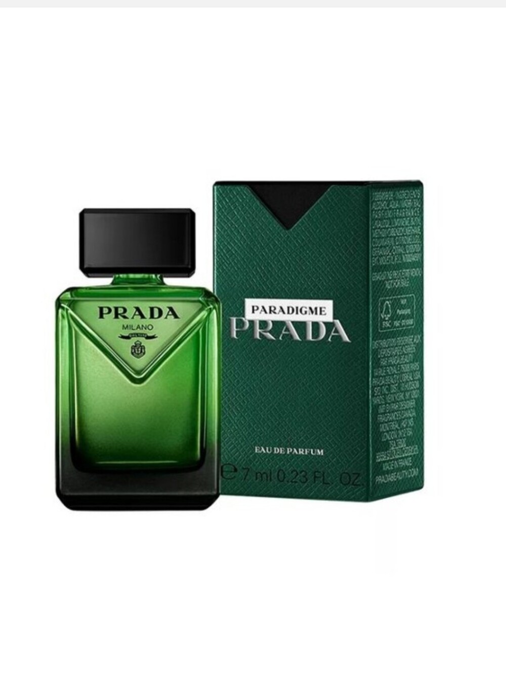PRADA Paradigme Men's Cologne Fragrance Mini Dabber Bottle 7 ml - New BNIB